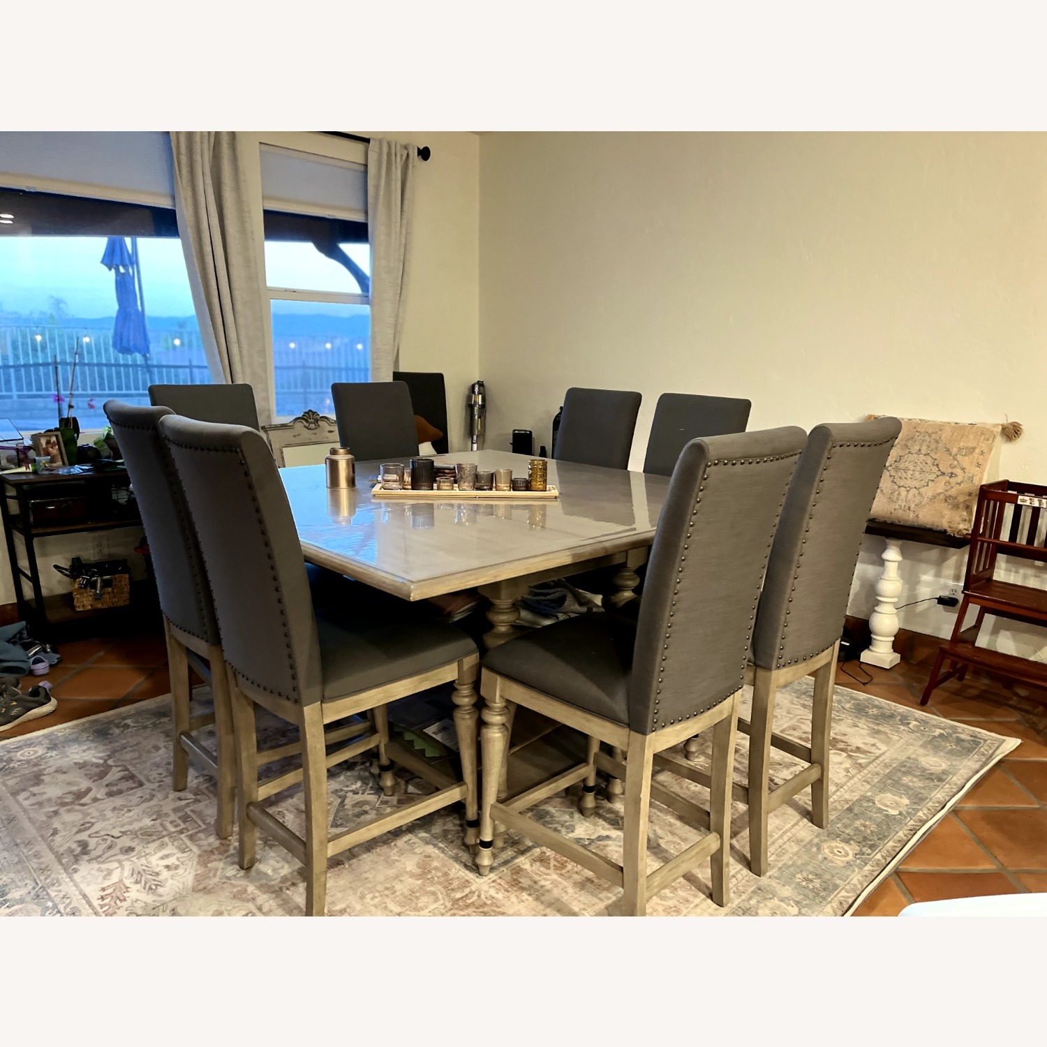 Caira Countertop 8-Piece Dining Set - image-1