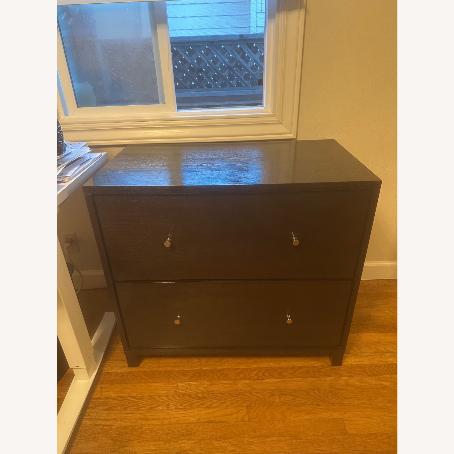 West Elm Two Drawer File Cabinet - image-1