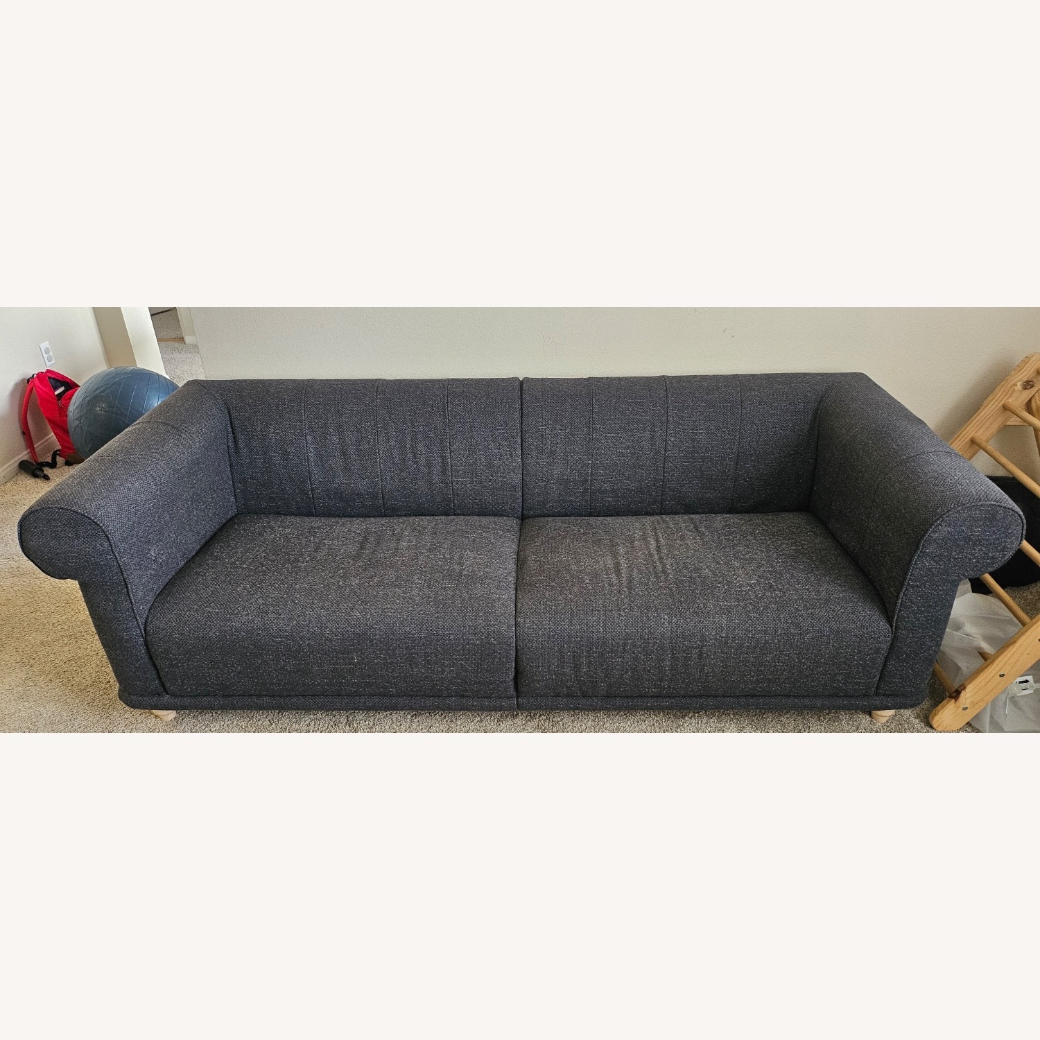 IKEA VISKAFORS Dark Grey Sofa - image-1