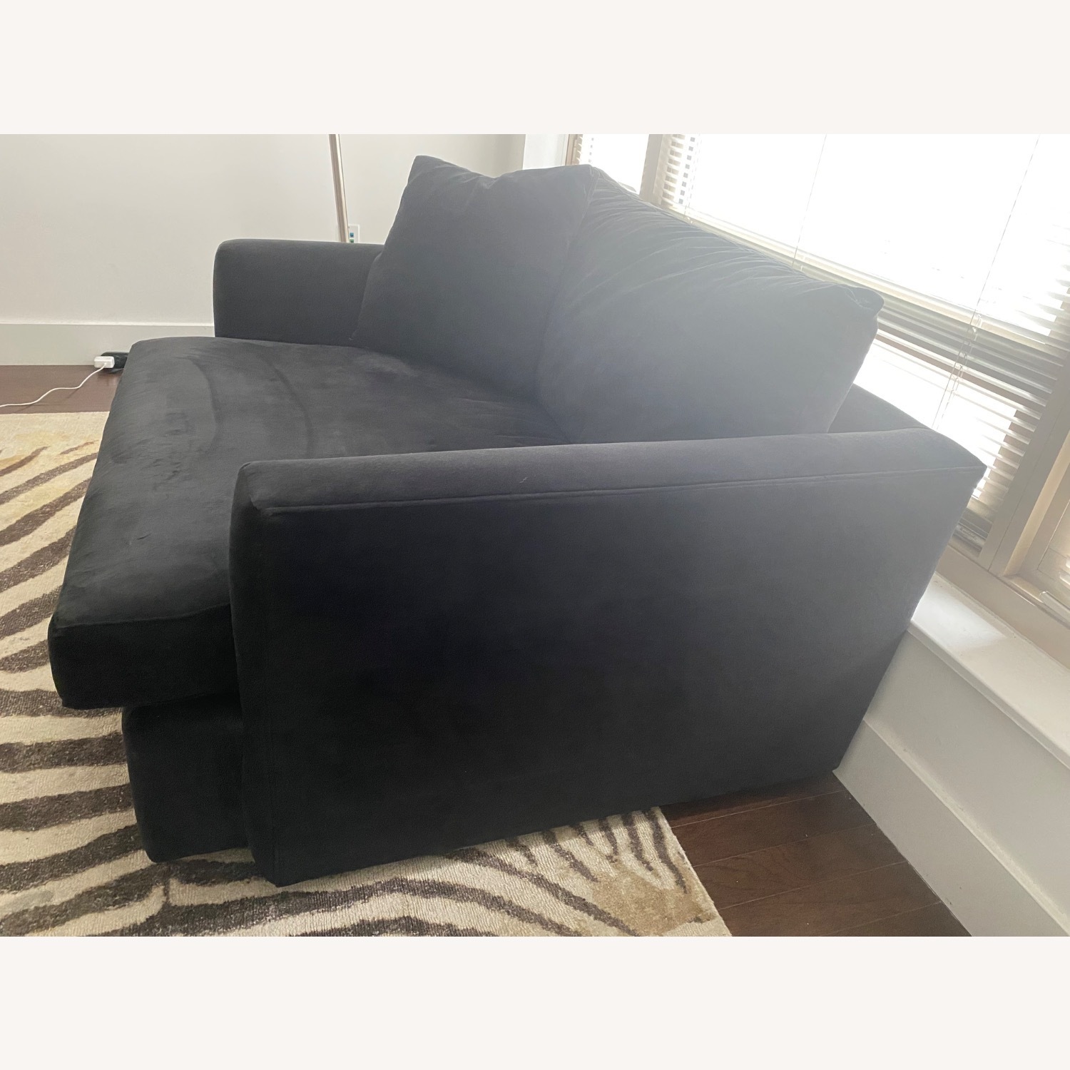 Crate and Barrel Chair and a Half with a Pillow - image-3