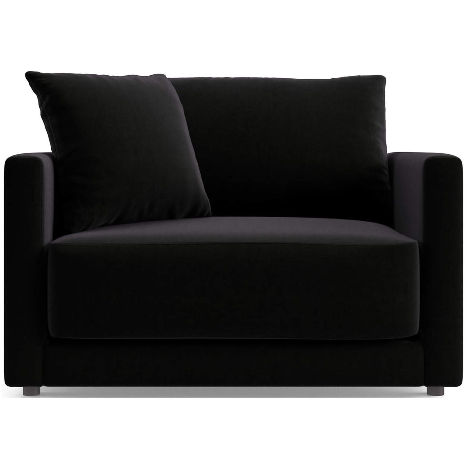 Crate and Barrel Chair and a Half with a Pillow - image-0