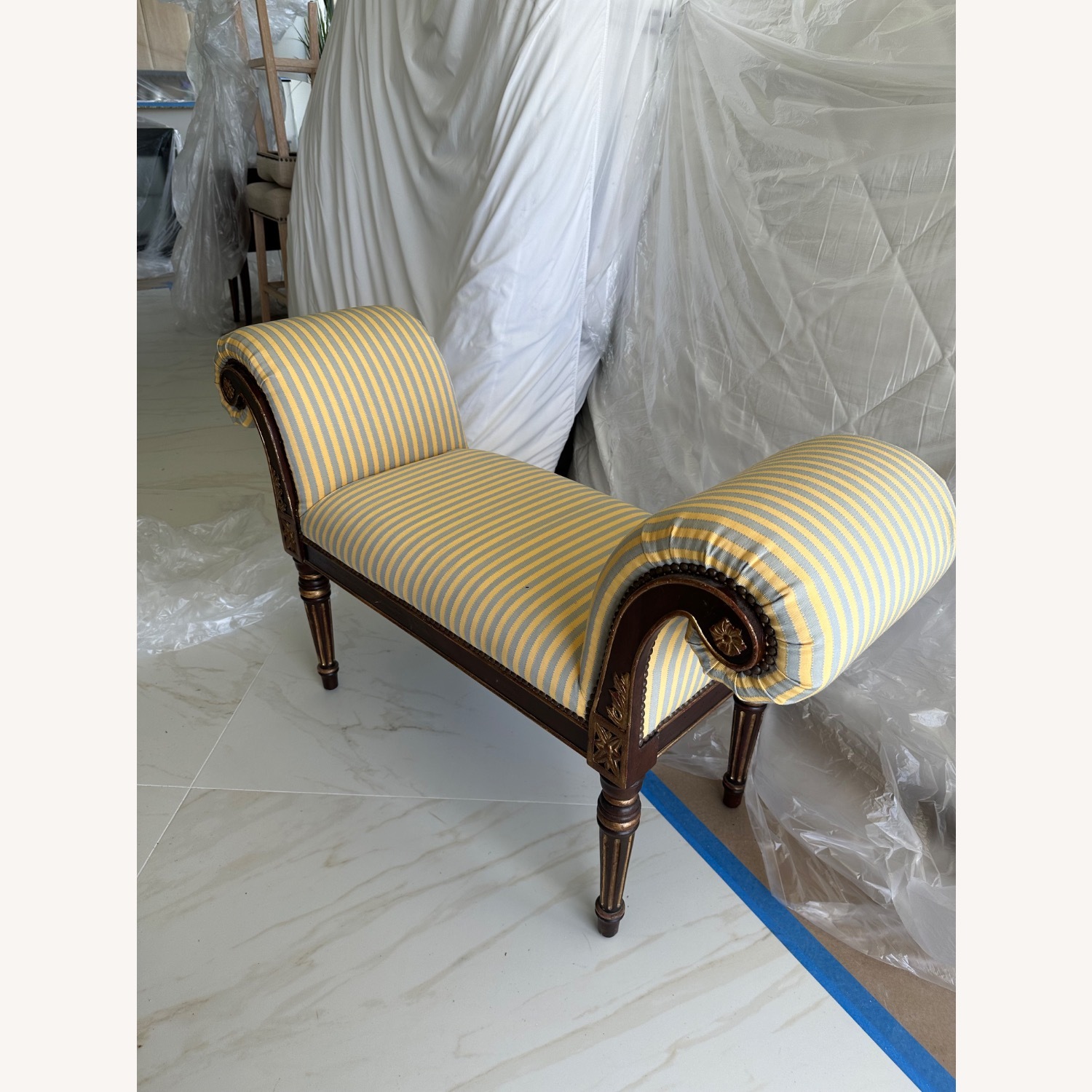 Mahogany Antique Bench - image-4