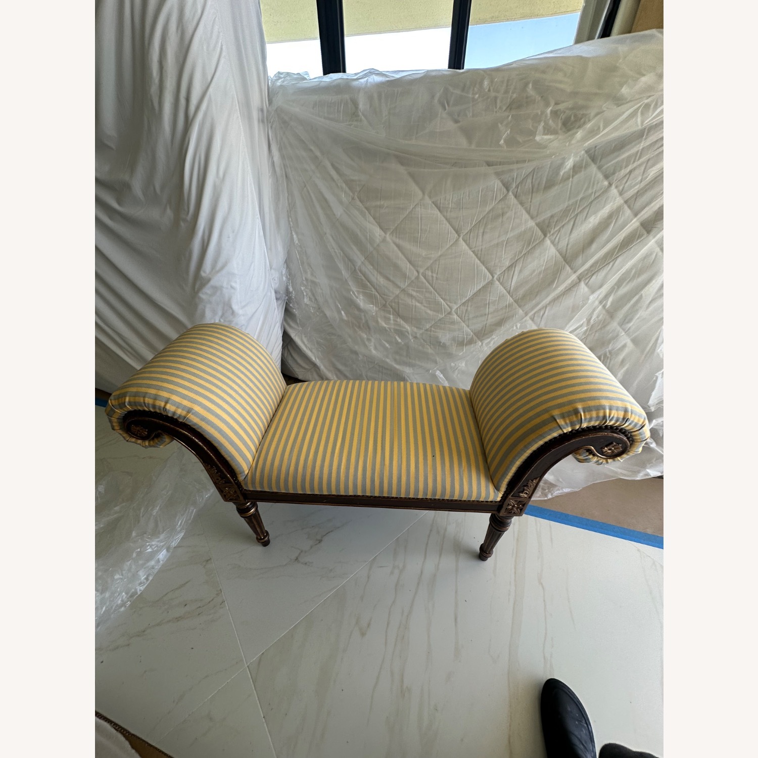 Mahogany Antique Bench - image-3