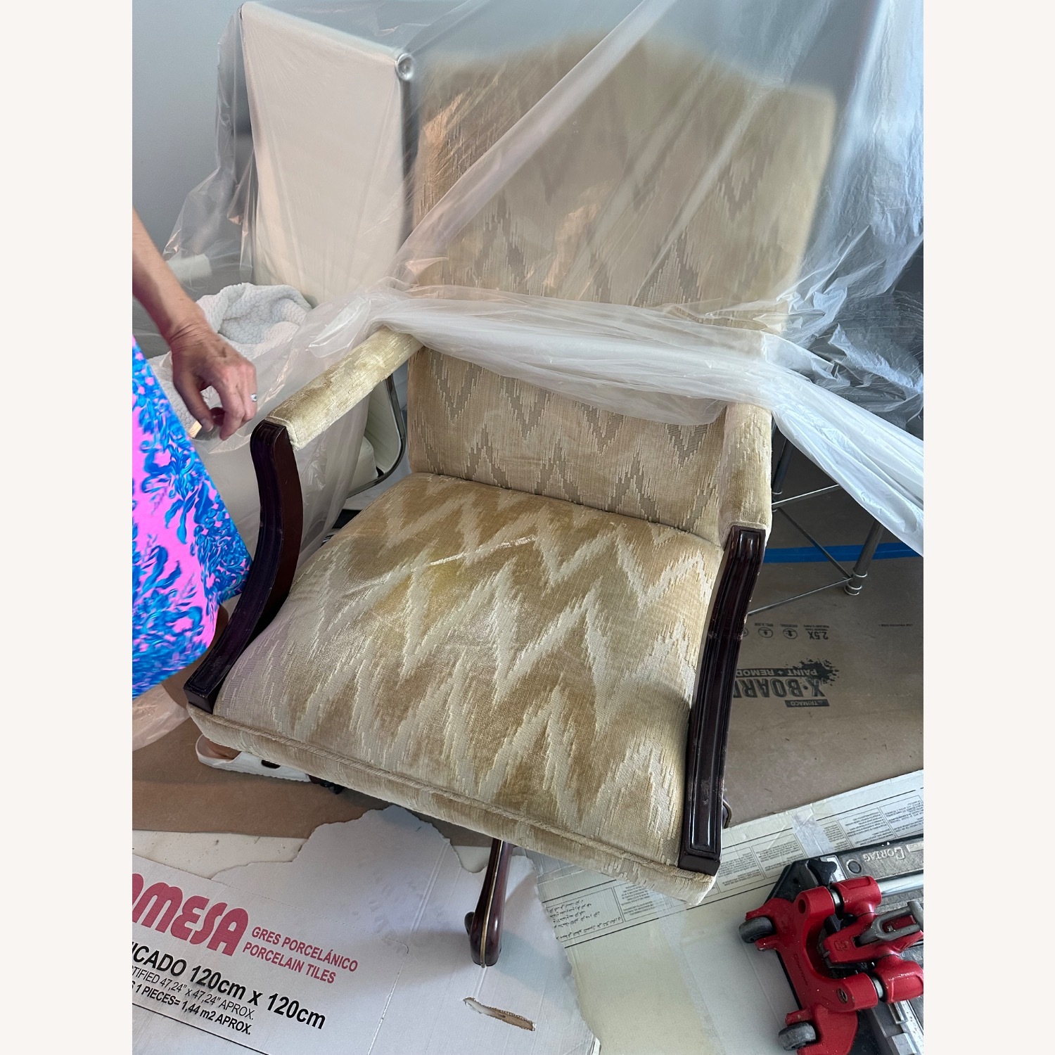 Oak 1914 Antique Swivel Office Desk Chair - image-2