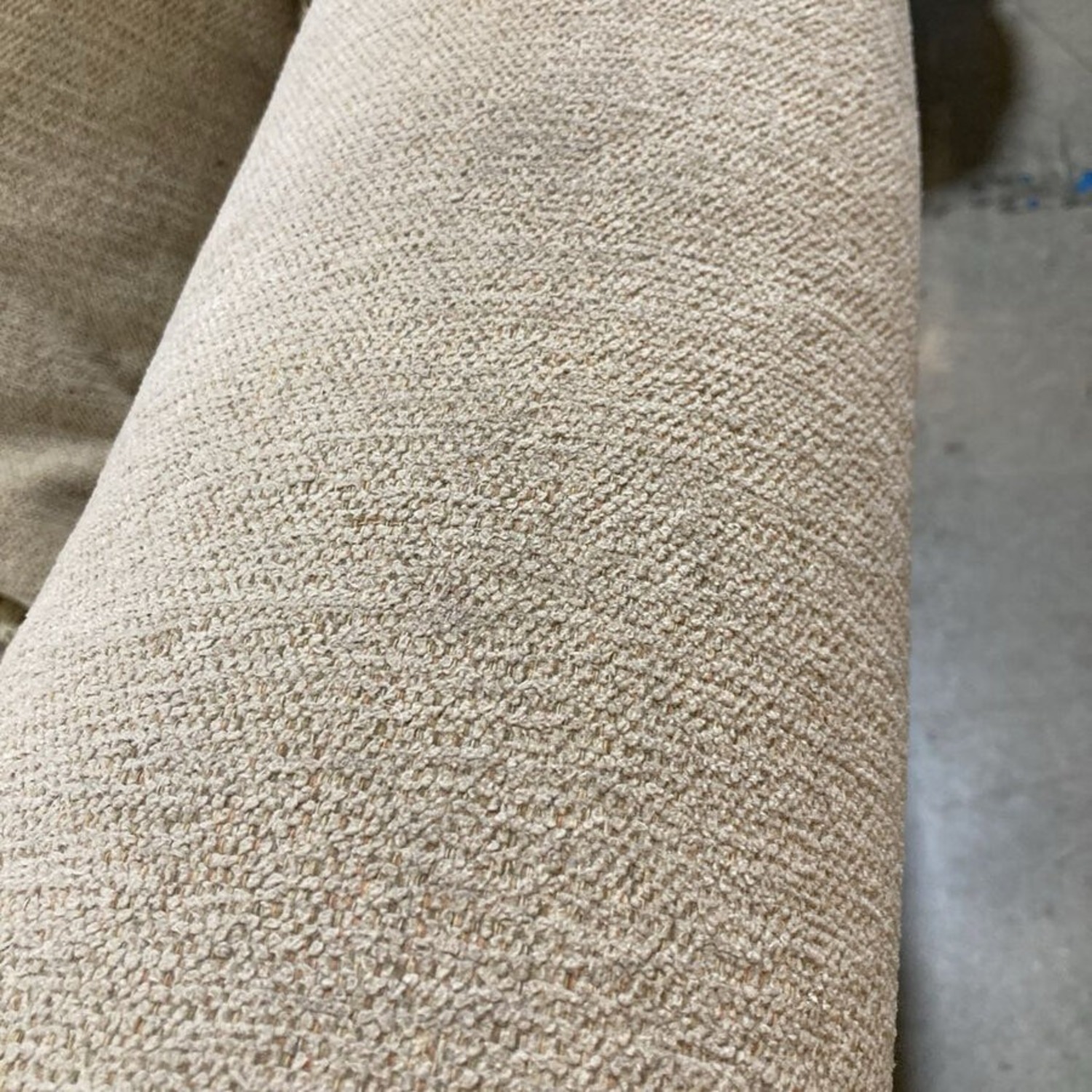 American Signature Upholstered Nailhead Trim Sofa - image-10