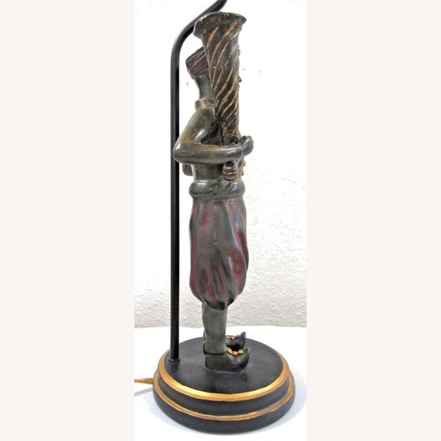Pair Blackamoor Sculpture Table Lamps - image-8
