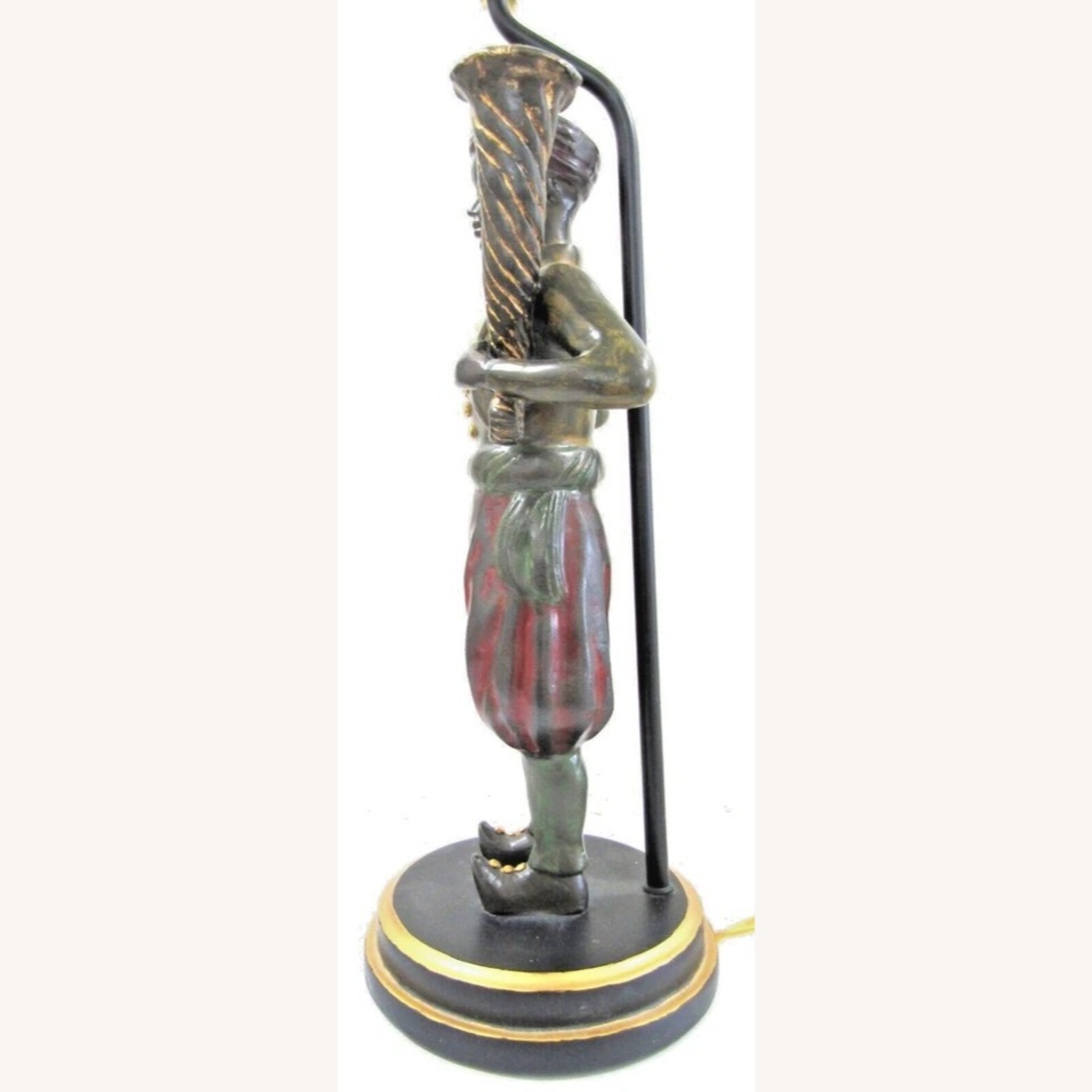 Pair Blackamoor Sculpture Table Lamps - image-6