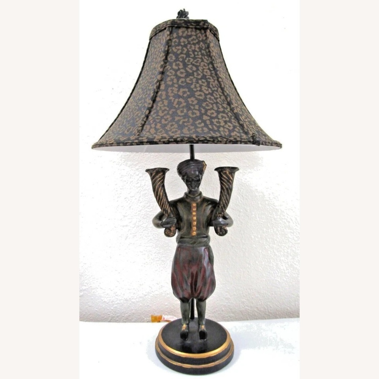 Pair Blackamoor Sculpture Table Lamps - image-2