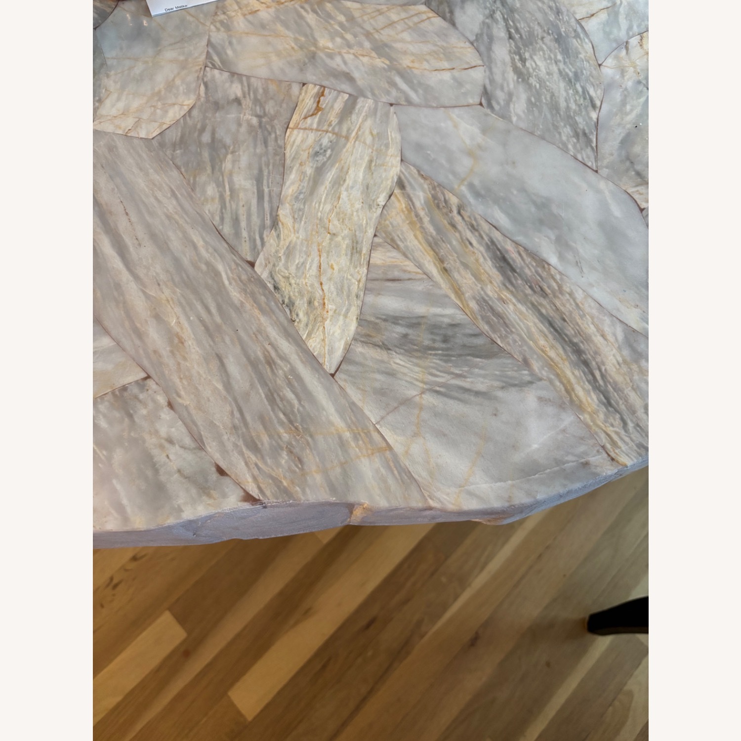 Arhaus Petra Marble Dining Table - image-5