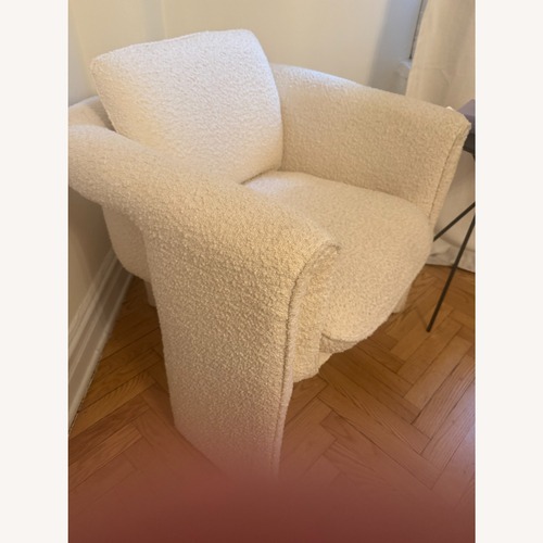 Used Urban Outfitters Floria Ivory Accent Chair for sale on AptDeco