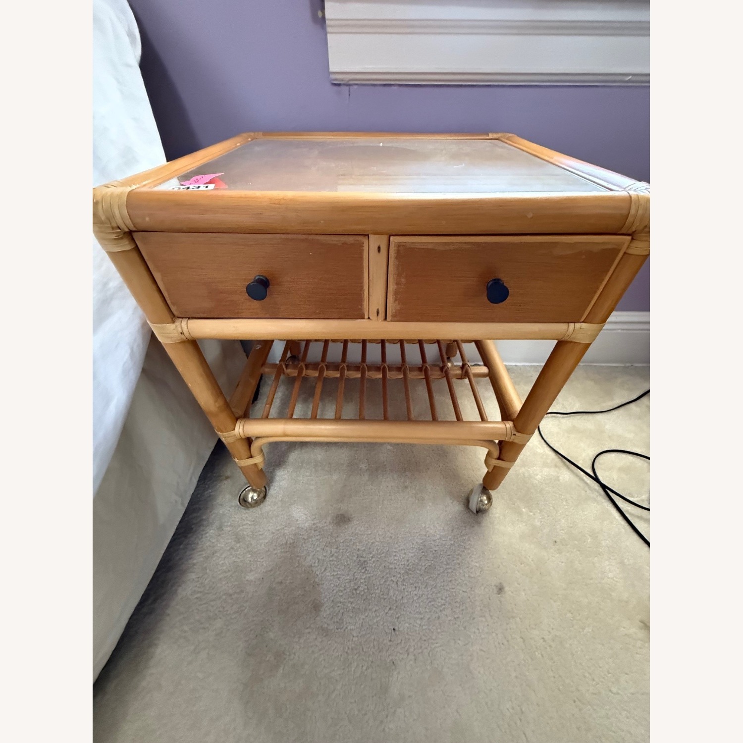 Bamboo Pair of Side Tables - image-3