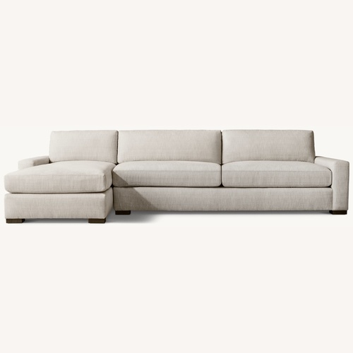 Used Restoration Hardware Maxwell Sectional L Chaise for sale on AptDeco