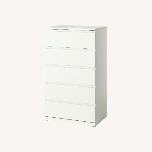 Used IKEA Storklinta 6-Drawer Chest White for sale on AptDeco