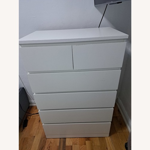 Used IKEA Storklinta 6-Drawer Chest White for sale on AptDeco