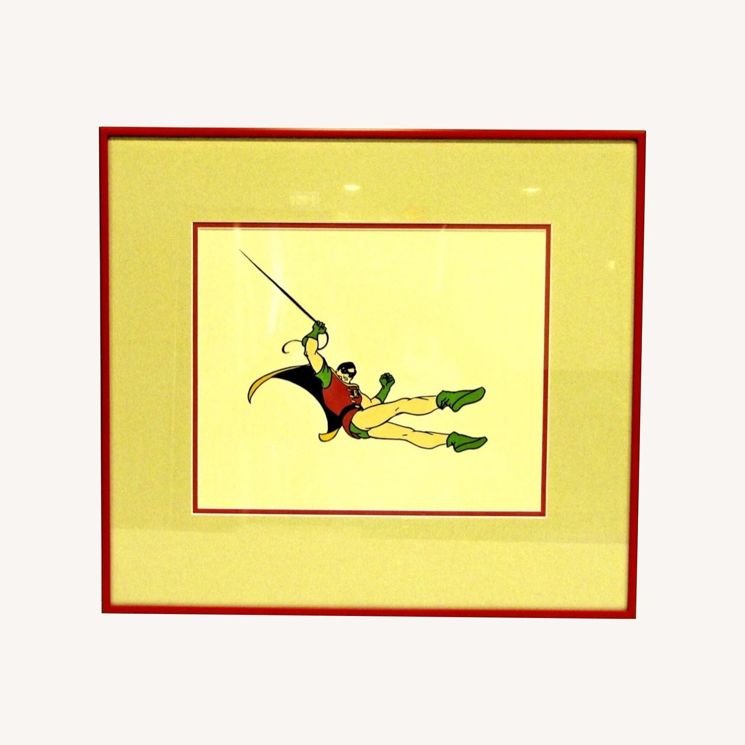 Original DC Comics Bob Kane Robin Animated Cel - image-0