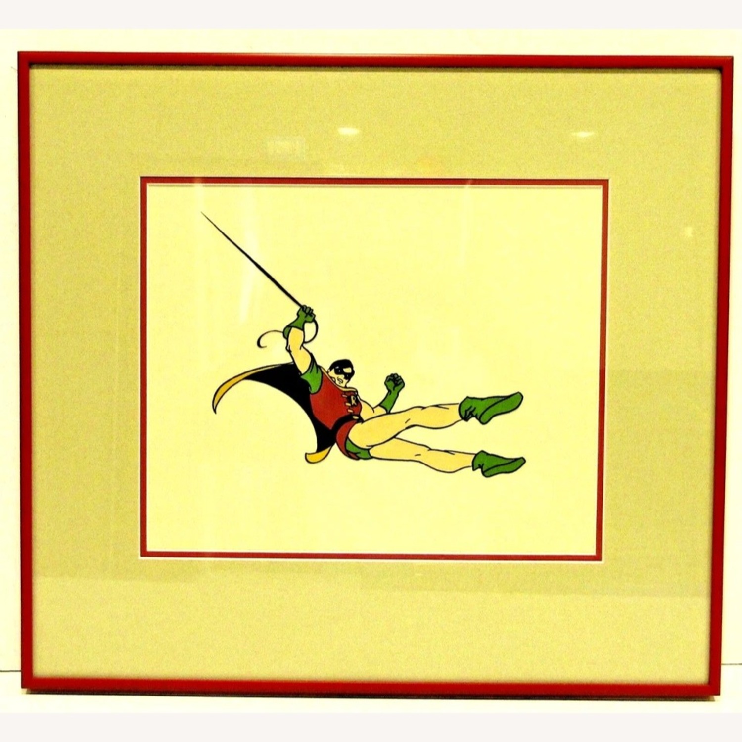 Original DC Comics Bob Kane Robin Animated Cel - image-1