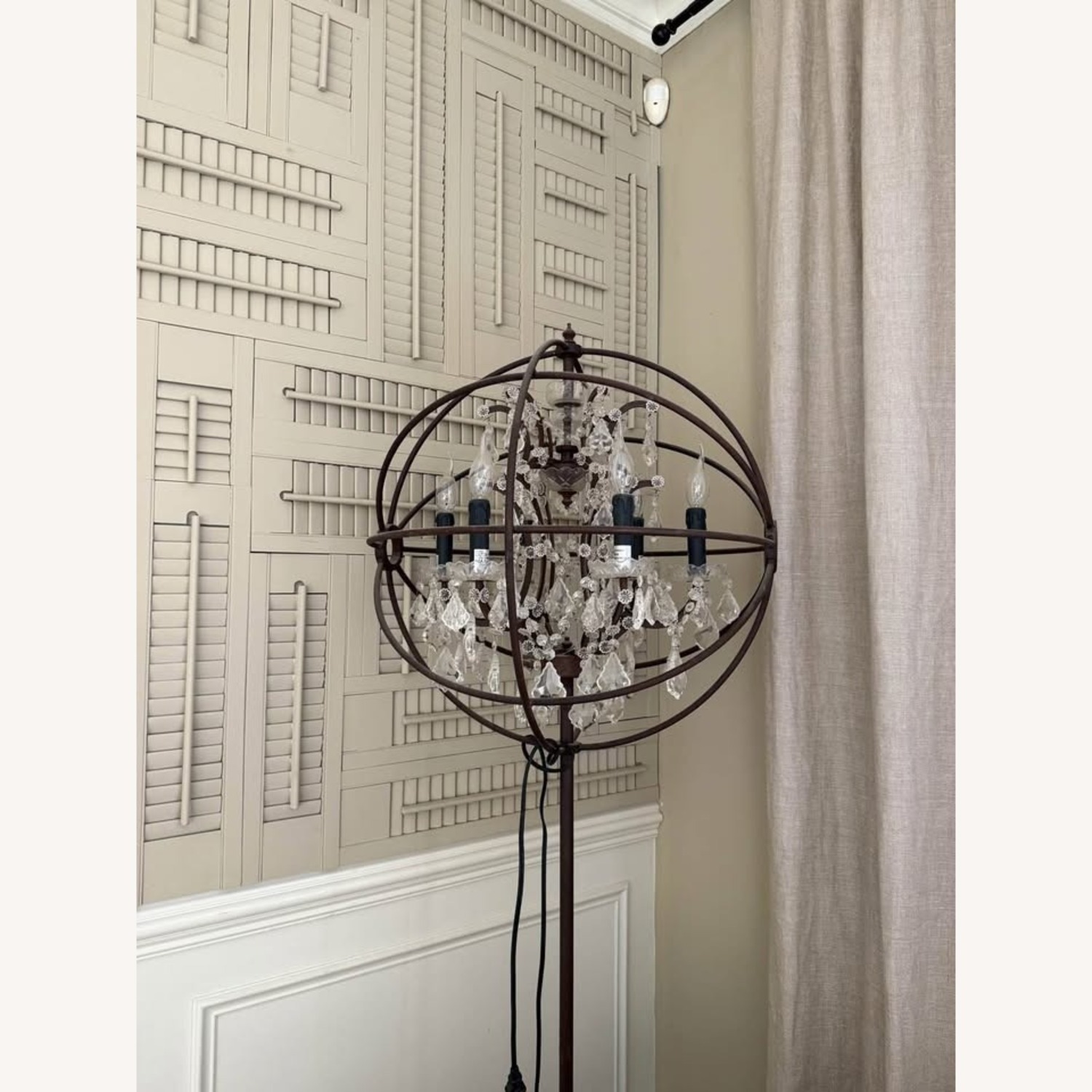 Restoration Hardware Gyro Crystal Floor Lamp - image-2