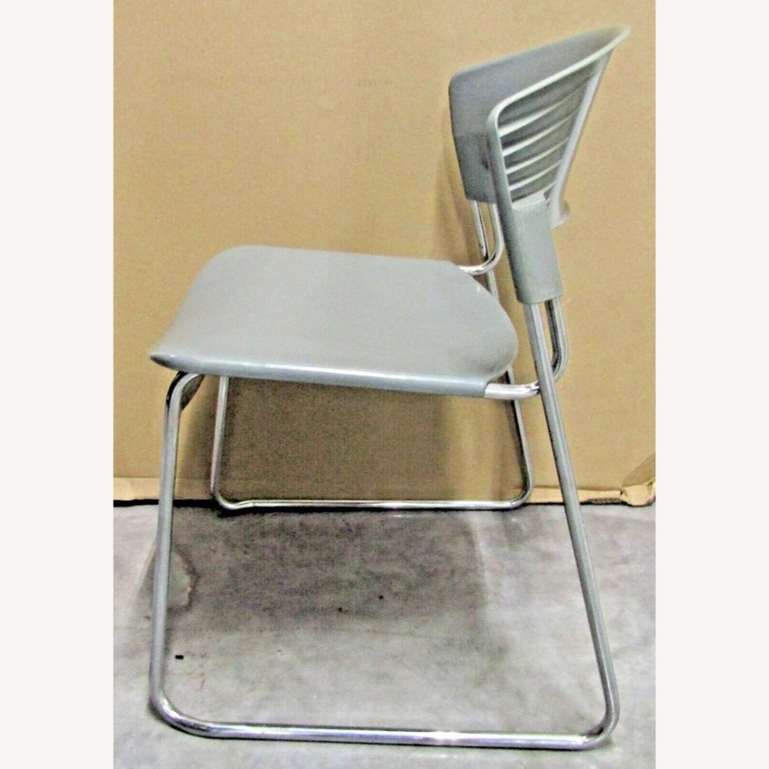 Postmodern 3 Grey Chairs Paolo Favaretto Assisa - image-5