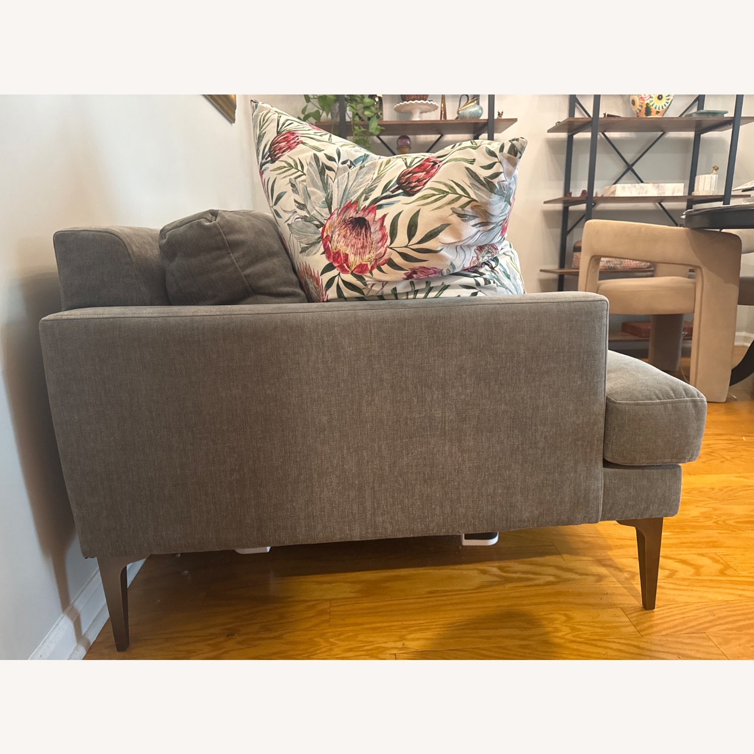 West Elm Mineral Grey Andes Sofa - image-3