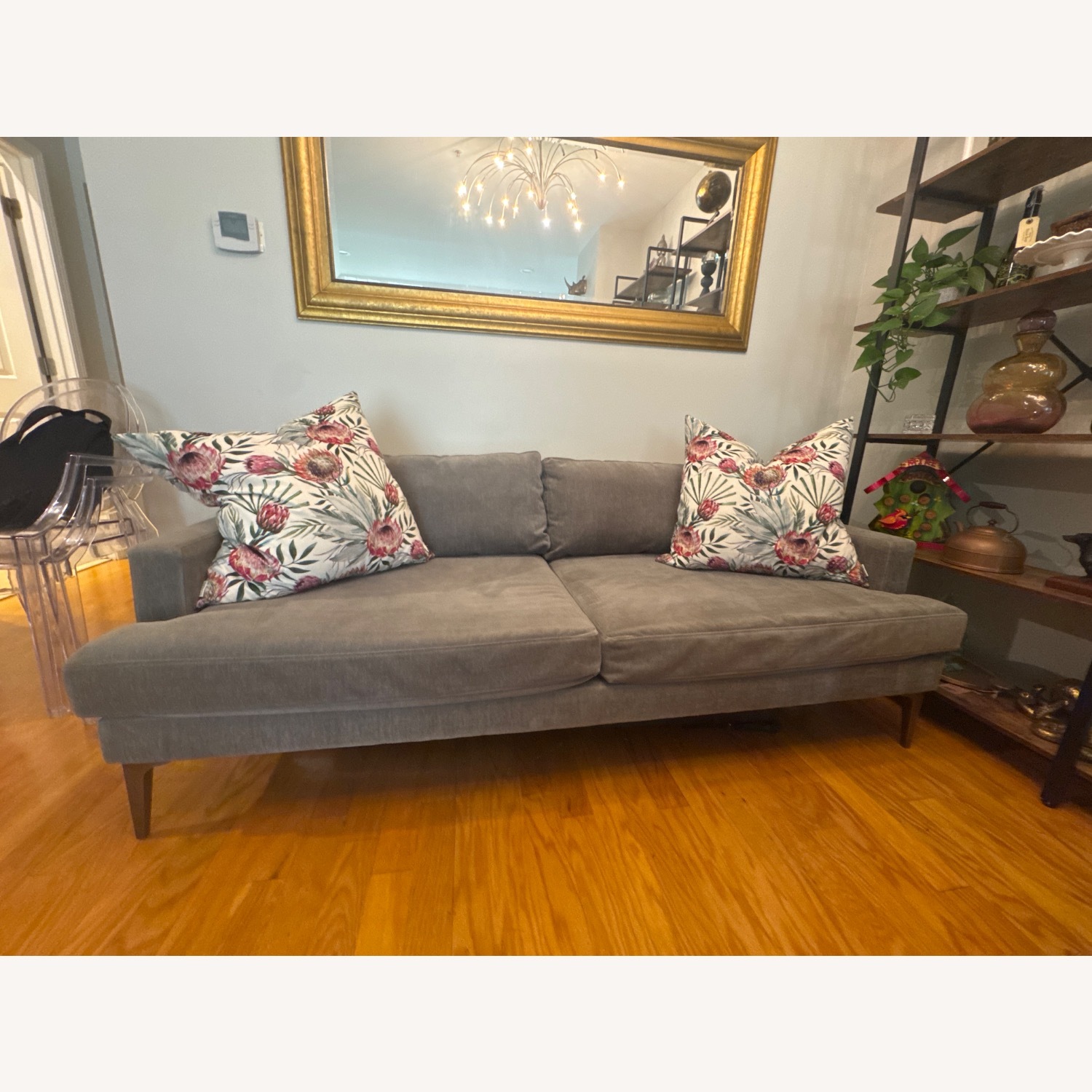West Elm Mineral Grey Andes Sofa - image-2