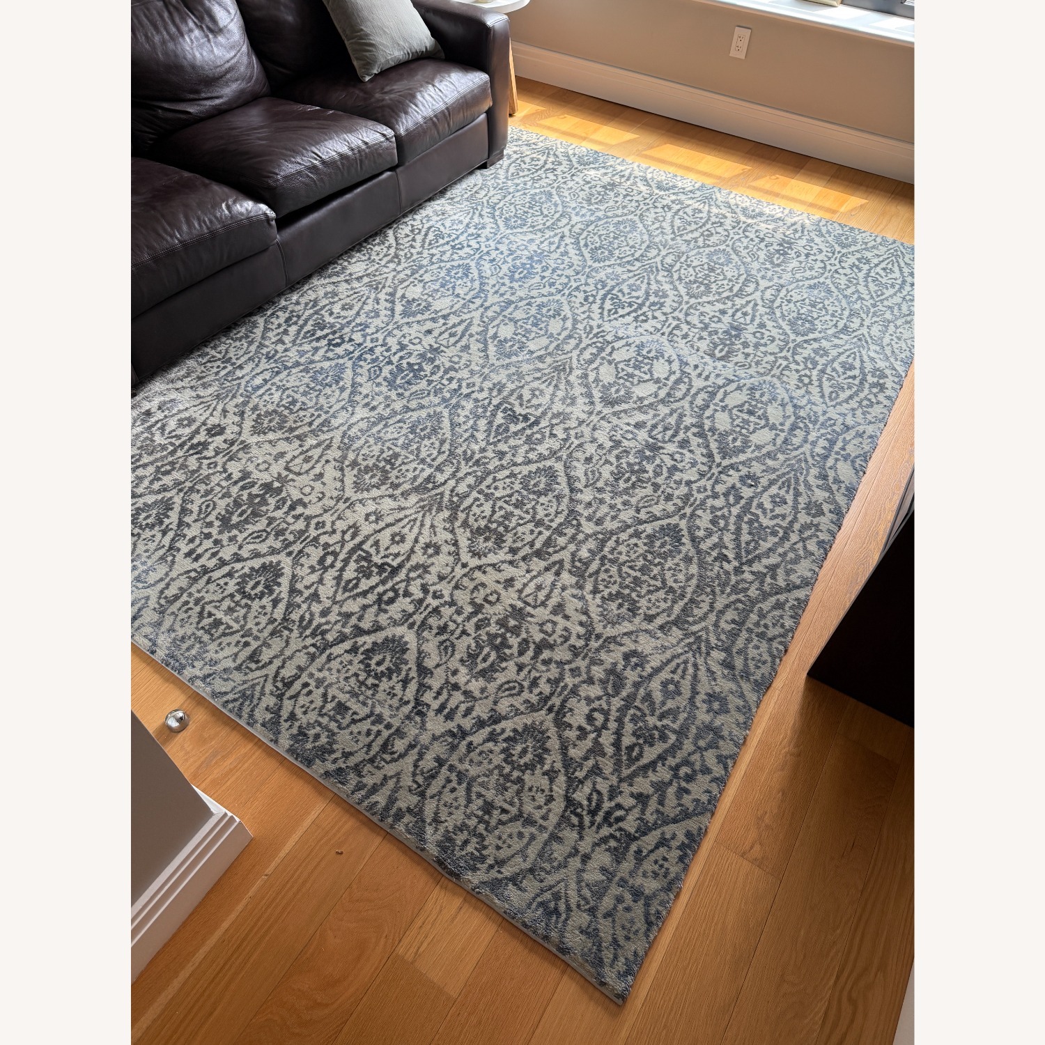 Restoration Hardware Puerta Rug- Blue/Grey - image-1