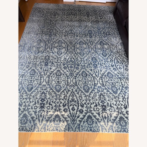 Used Restoration Hardware Puerta Rug- Blue/Grey for sale on AptDeco