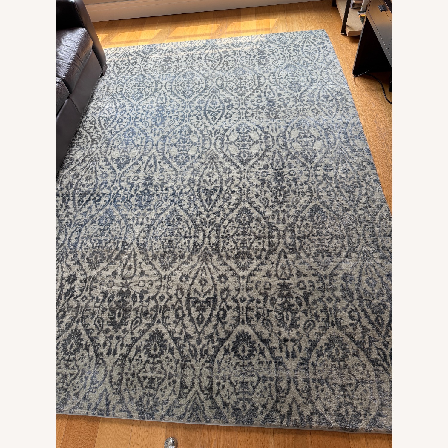 Restoration Hardware Puerta Rug- Blue/Grey - image-2