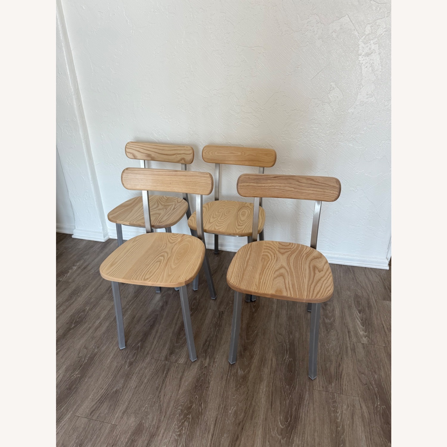 Emeco Jasper Morrison Design Utility Side Chairs – Set of 4 - image-1