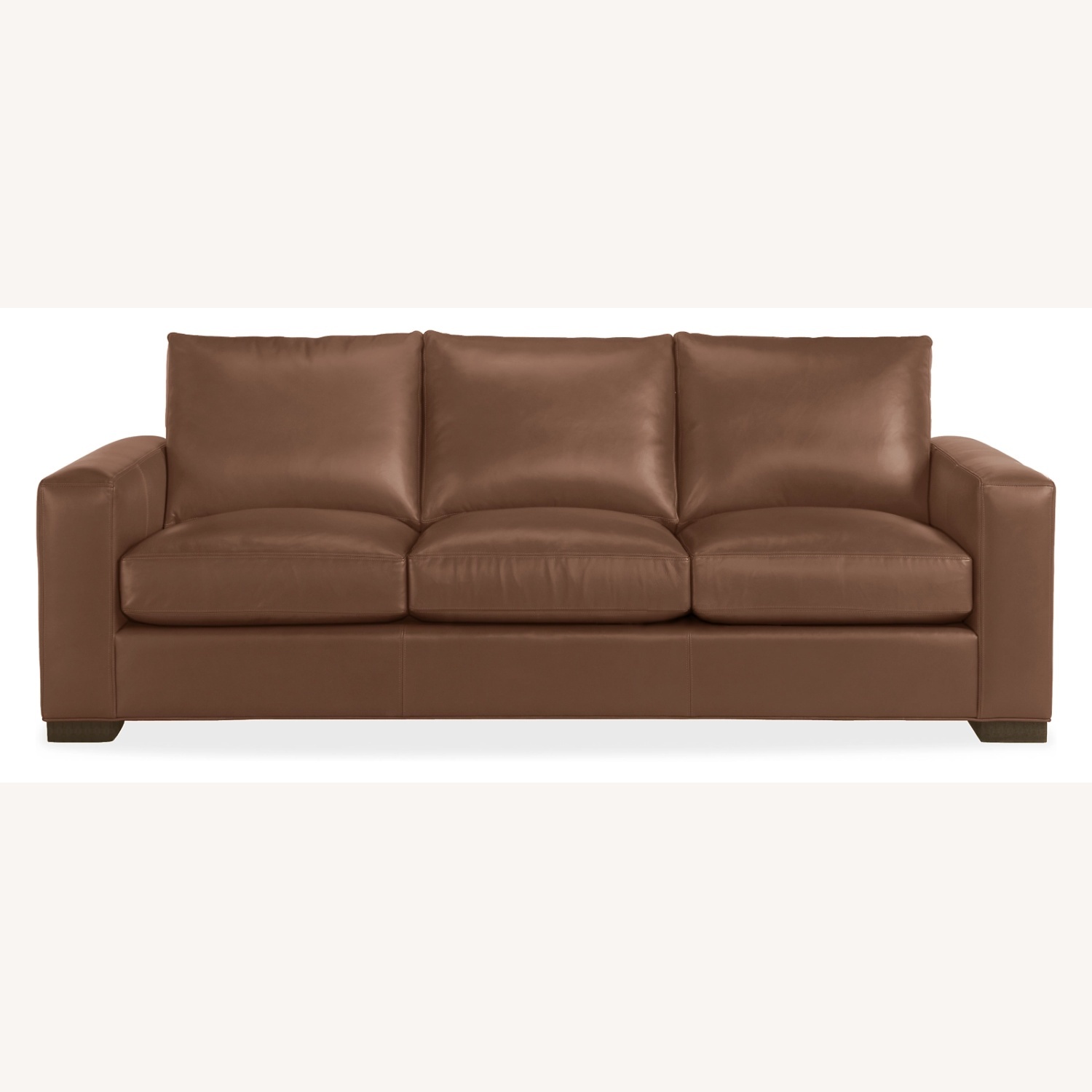 Room & Board Metro Leather Sofa - image-6