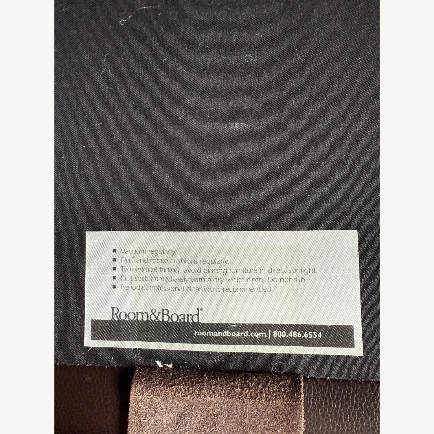 Room & Board Metro Leather Sofa - image-5