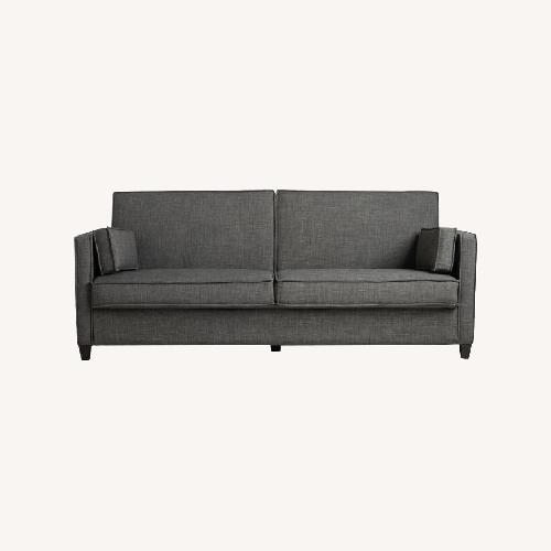 Used World Market Brown Nolee Folding Sofa Bed  for sale on AptDeco