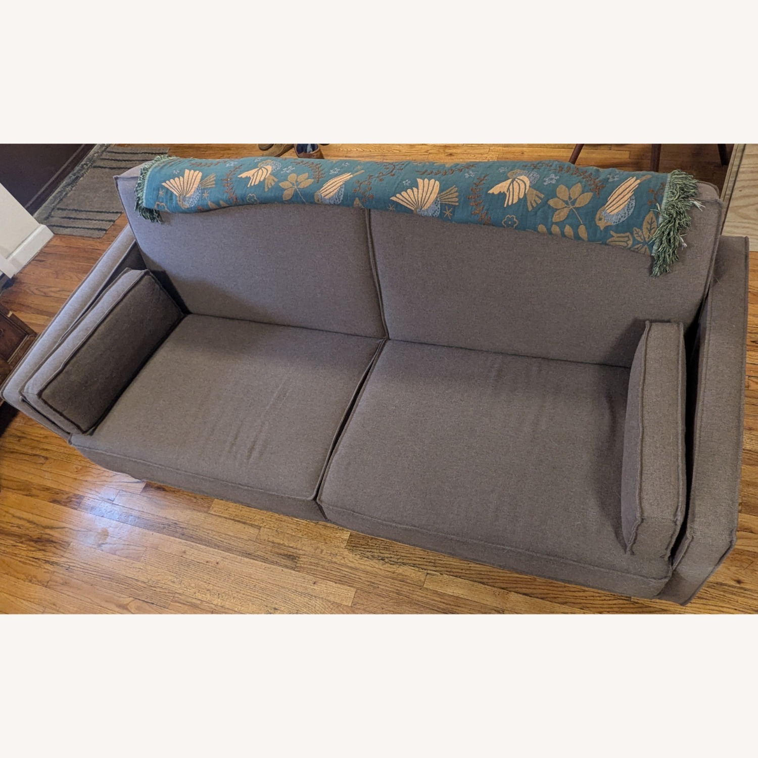 World Market Brown Nolee Folding Sofa Bed  - image-1