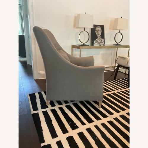 Used Verellen Wing Chair Steel Gray for sale on AptDeco