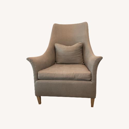 Used Verellen Wing Chair Steel Gray for sale on AptDeco