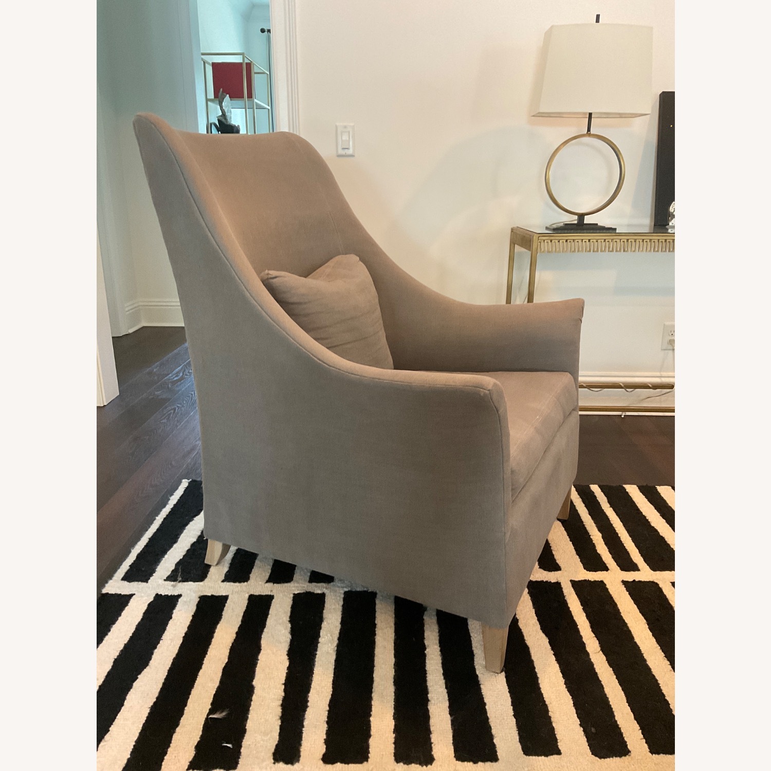 Verellen Wing Chair Steel Gray - image-5