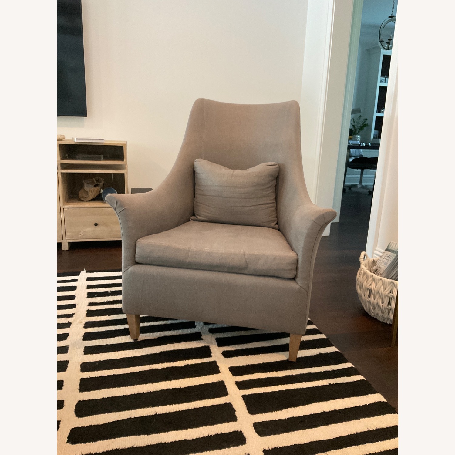 Verellen Wing Chair Steel Gray - image-2