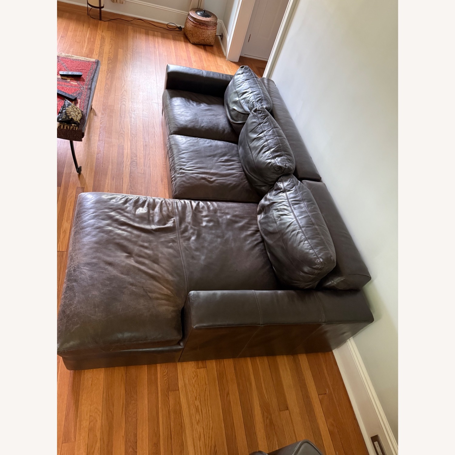 Libby Leather Left Side Sectional - image-2