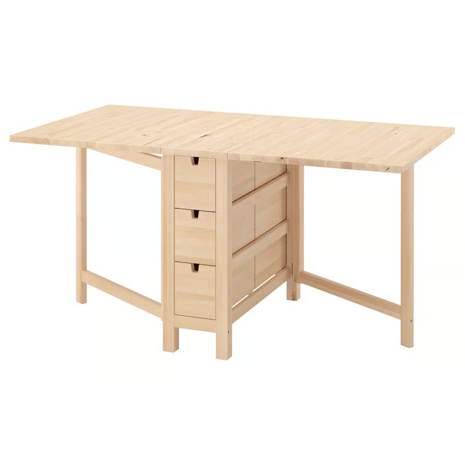 Norden Drop Leaf Table in Birch - image-6