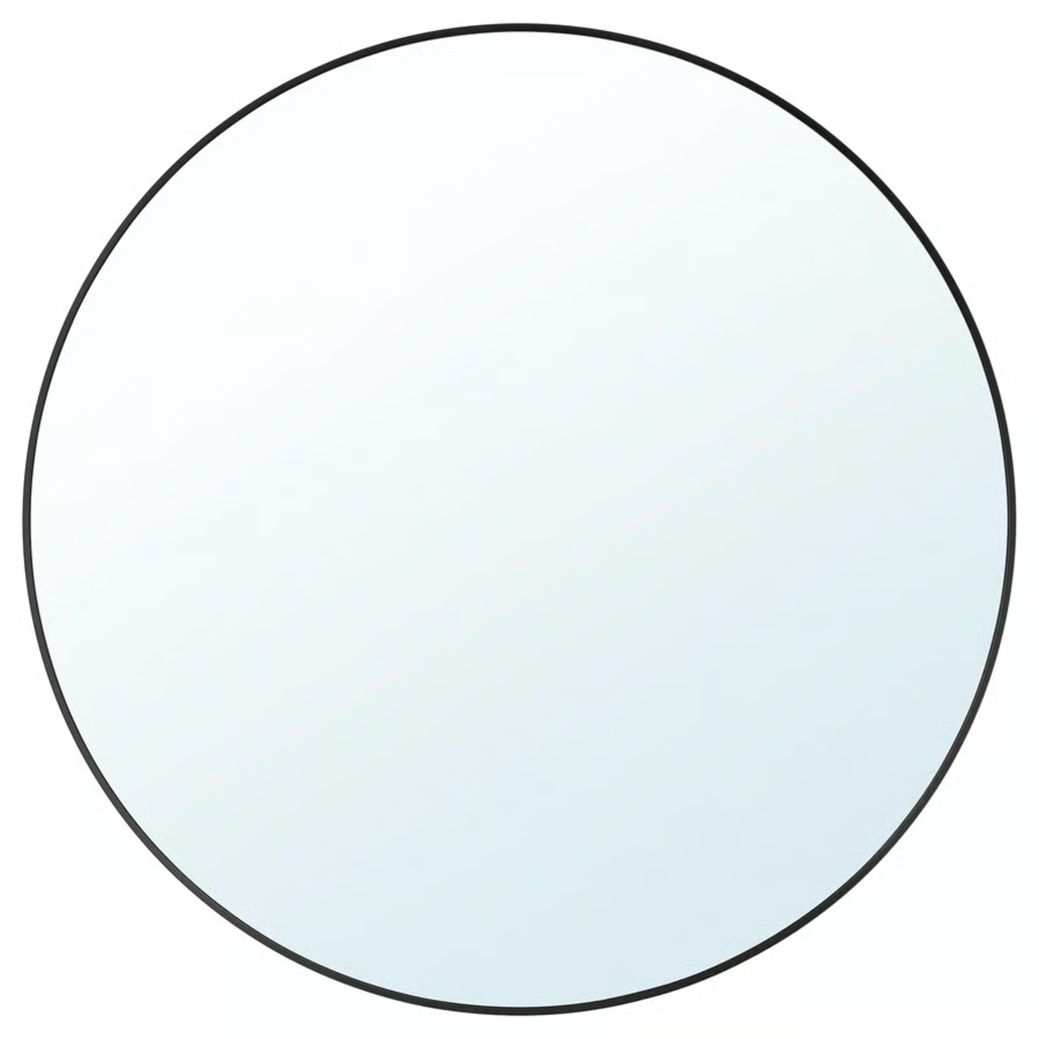 LINDBYN Round Wall Mirror Black - image-4