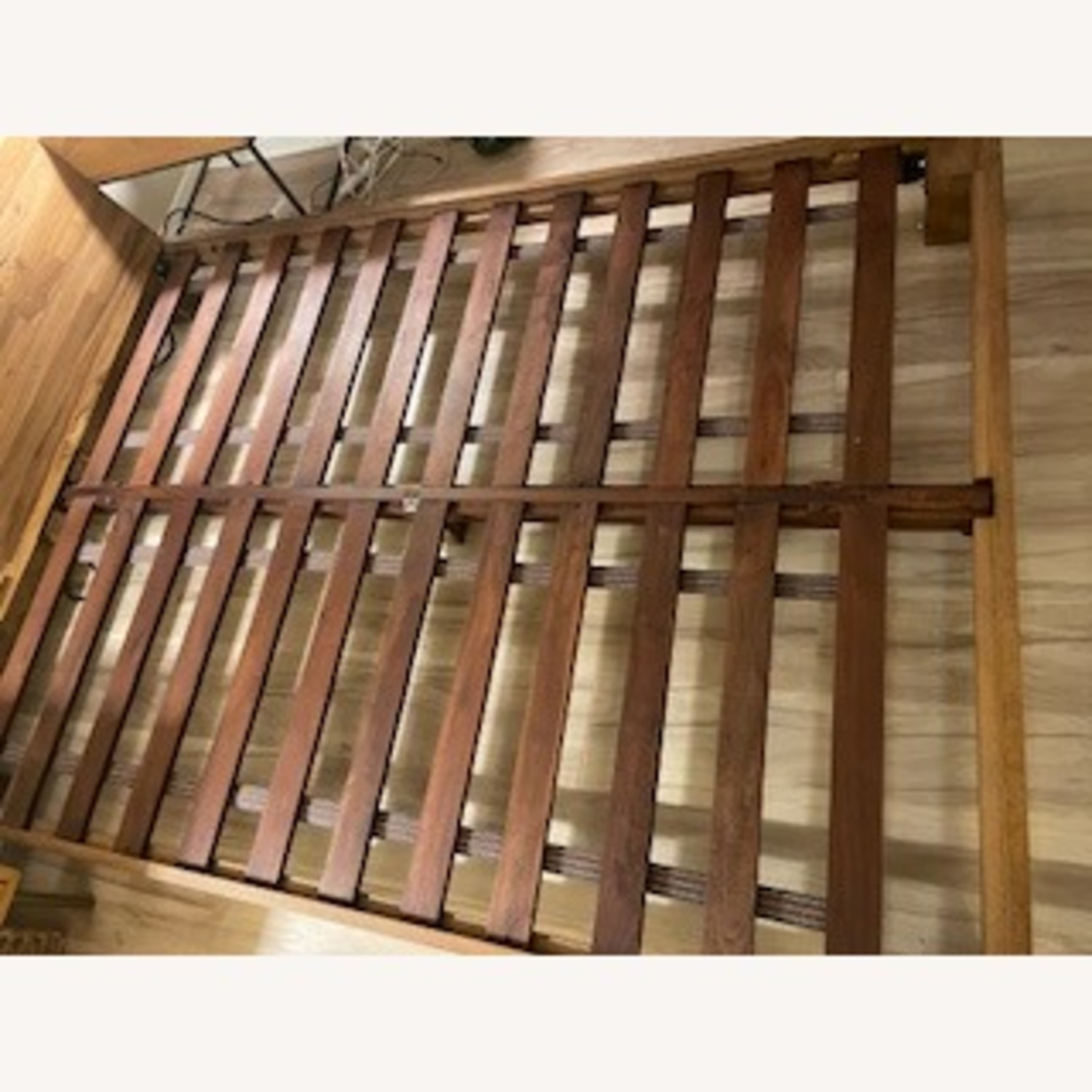 CB2 Dondra Teak Queen Size Platform Bed - image-3