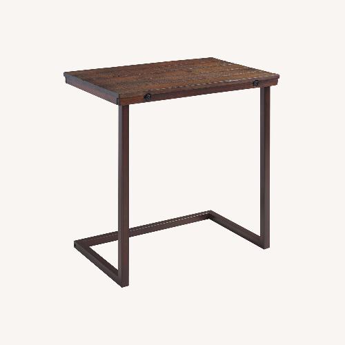 Used World Market Large Wood Laptop Table for sale on AptDeco