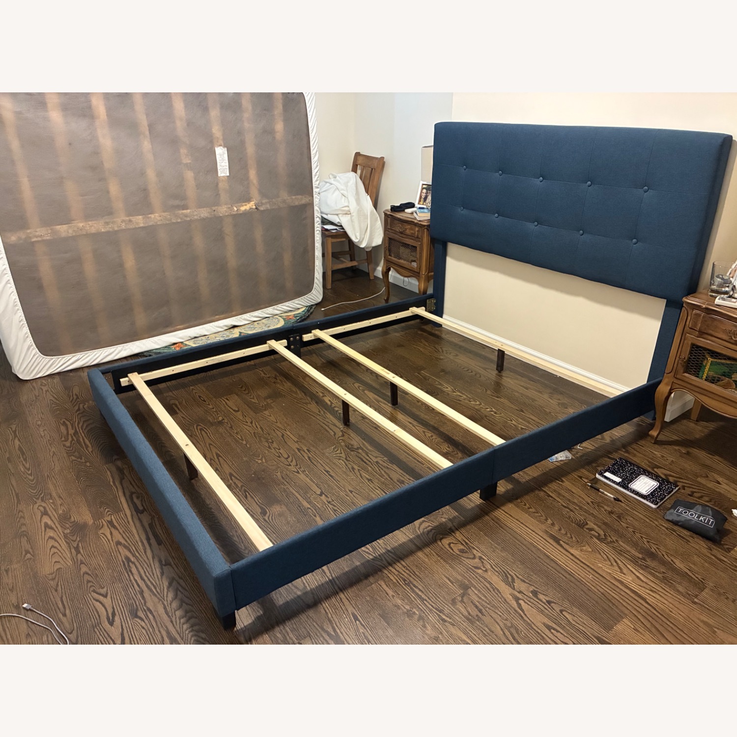 Mercury Row Upholstered Tufted Bed - image-1