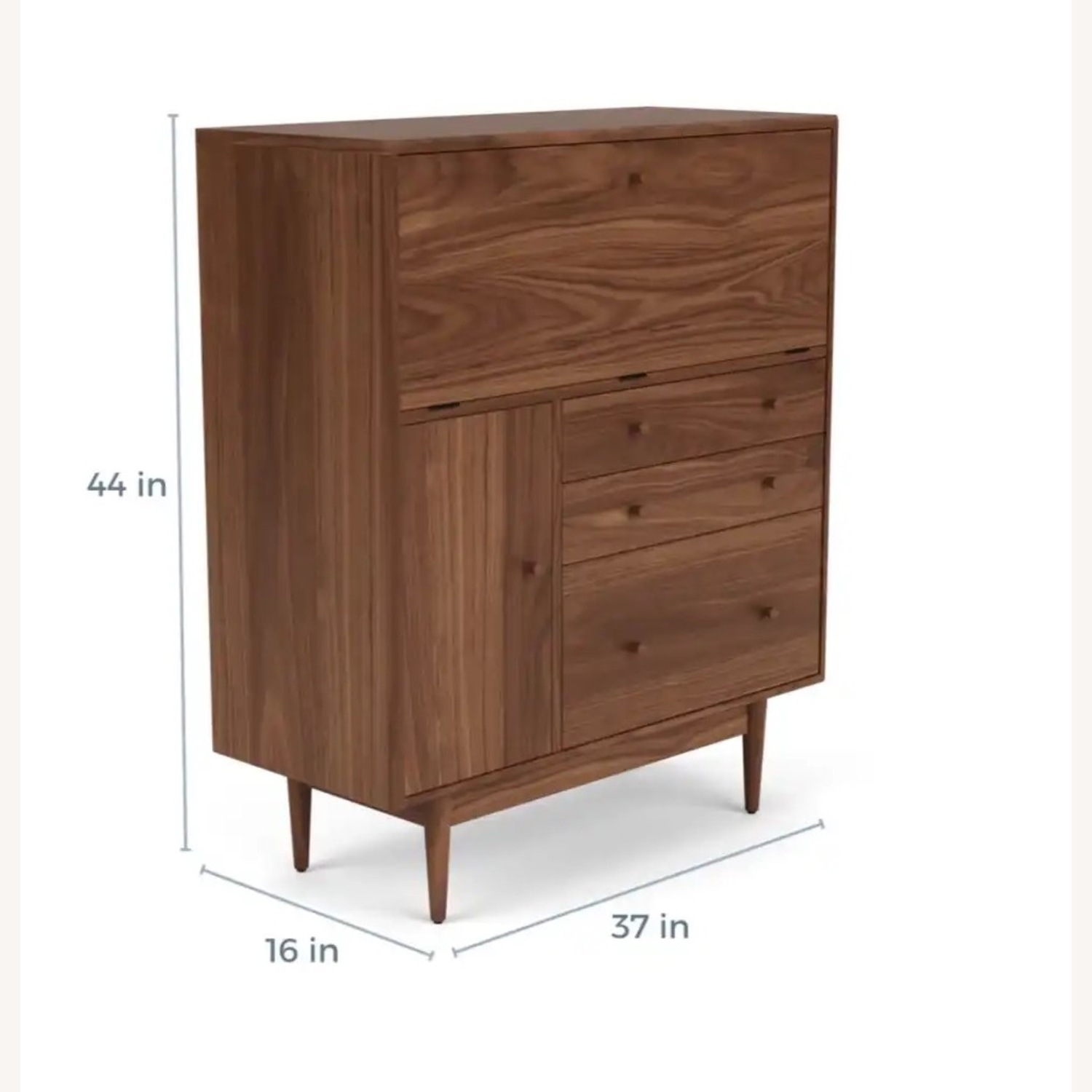 Room & Board Grove Solid Walnut Office Armoire - image-2
