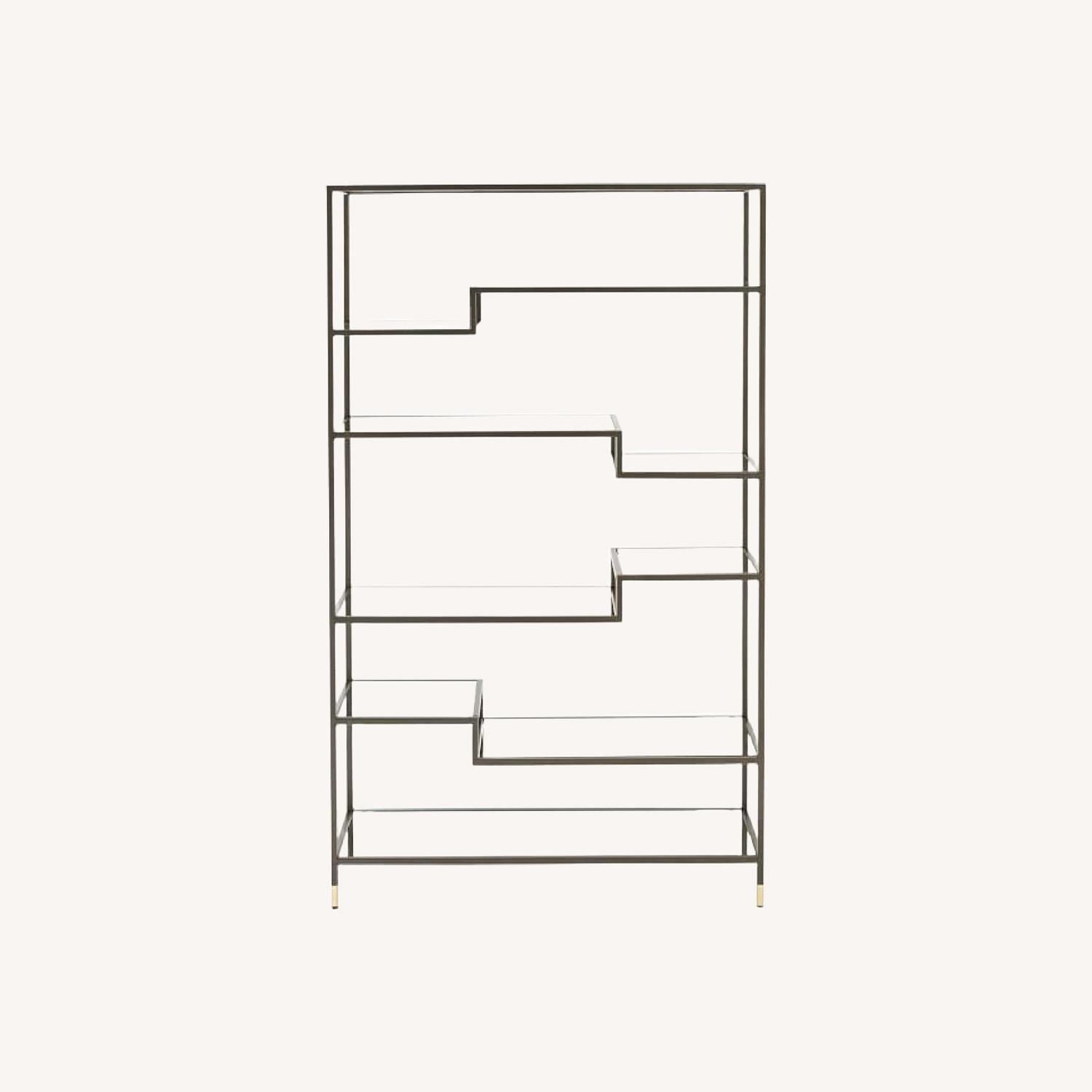 West Elm Tiered Tower Bookcase - image-0