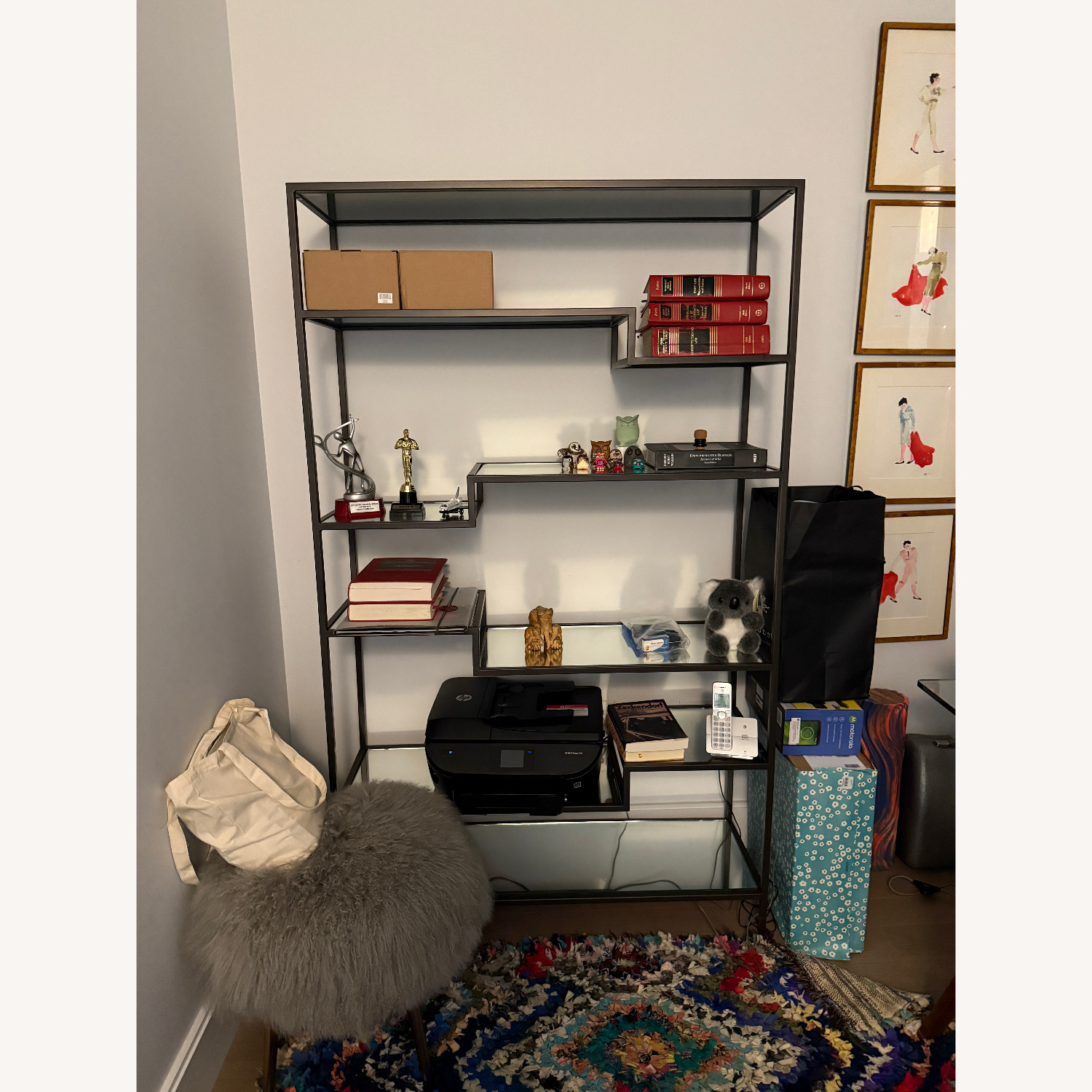 West Elm Tiered Tower Bookcase - image-1