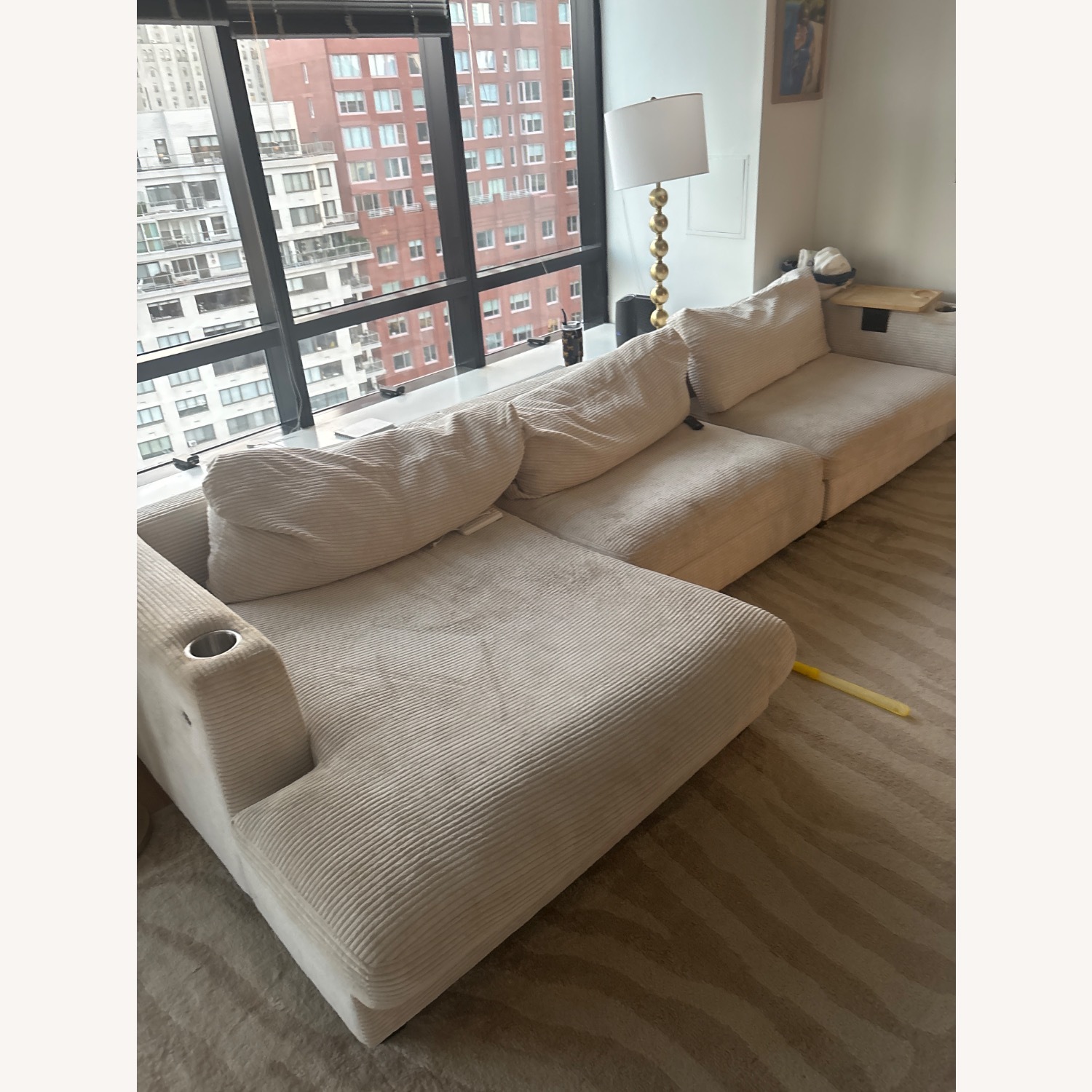 Corduroy Sectional - image-1