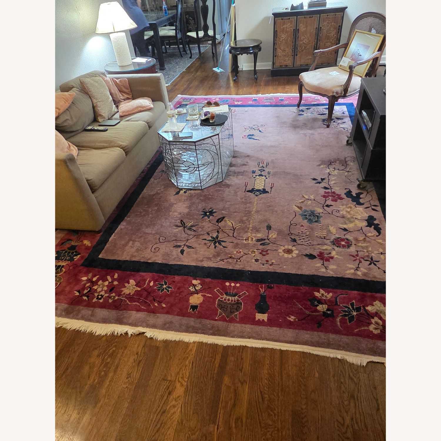 Vintage Asian Wool Rug - image-1