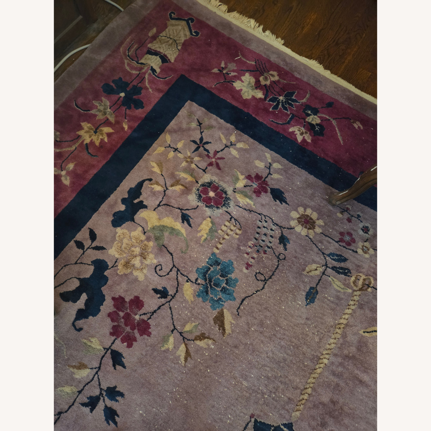 Vintage Asian Wool Rug - image-3