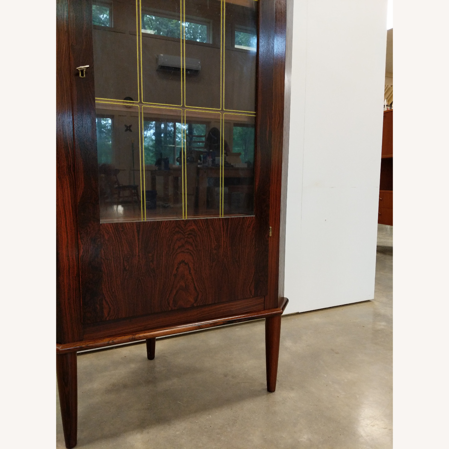 Vintage Danish Modern Rosewood Corner Cabinet - image-6