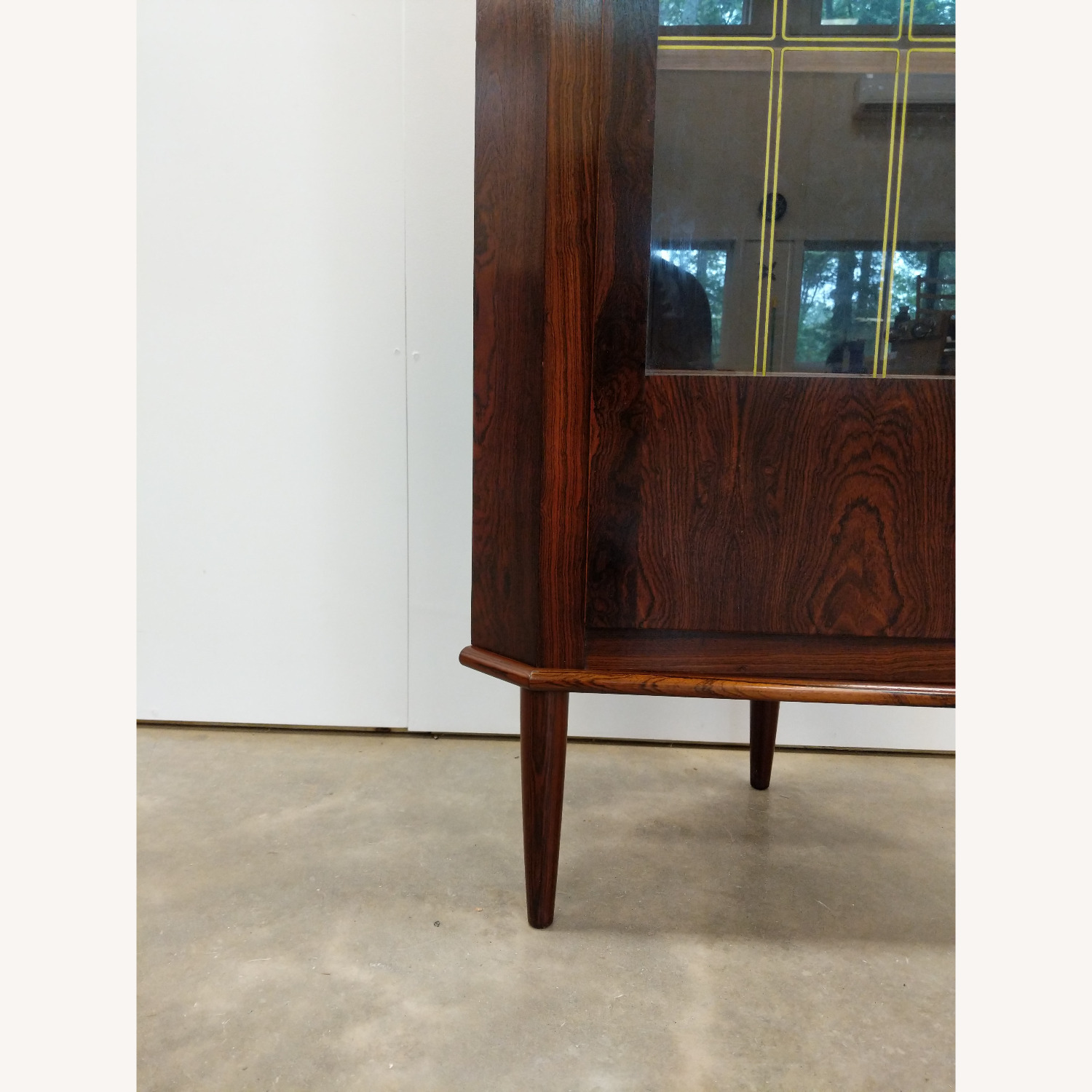 Vintage Danish Modern Rosewood Corner Cabinet - image-5